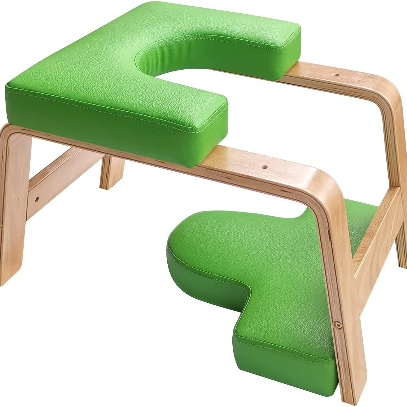 Solid wood yoga stool, multi-functional inverted exercise stool