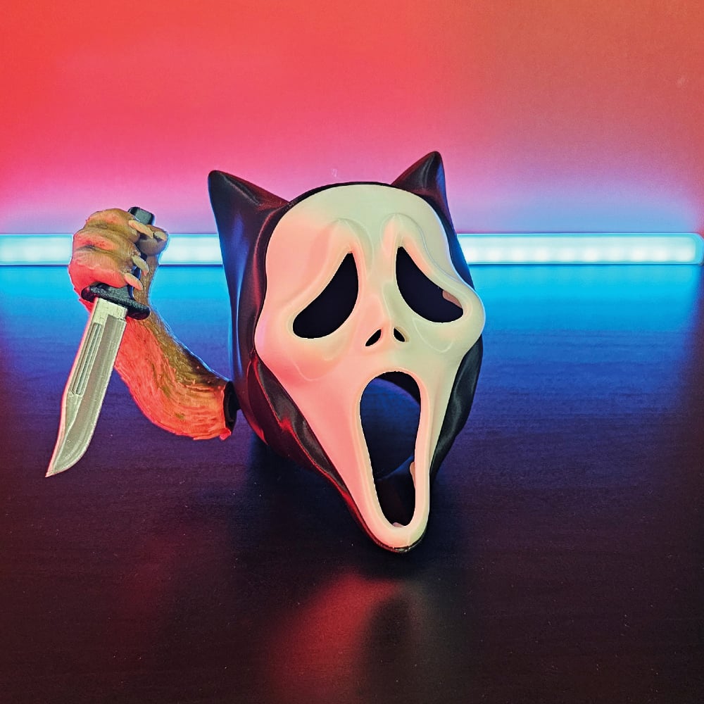 Halloween Gift-Scream Cat Mask – Modular "Ghostface" Magnetic Costume