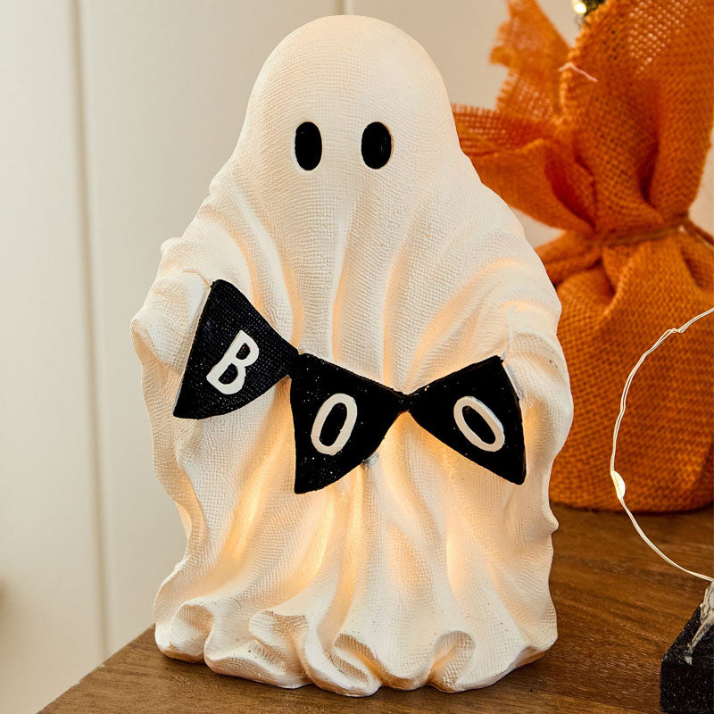 Halloween Decoration Light-Up Ghost Boo Decor