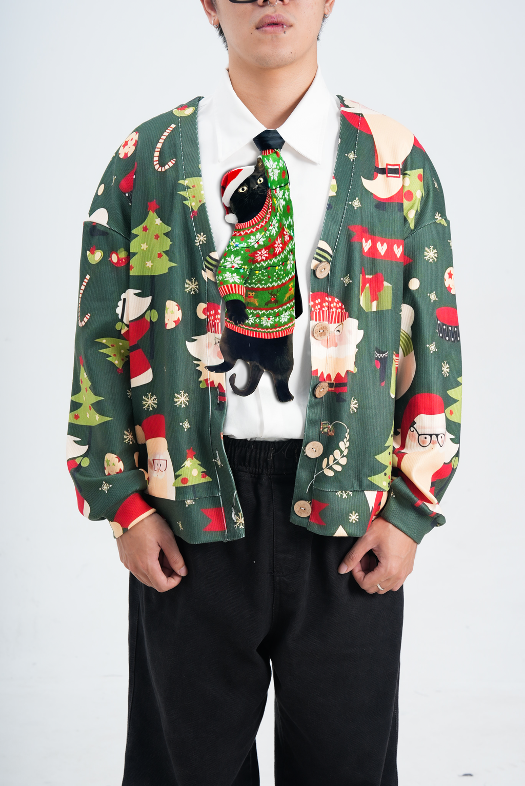 Pet Ties – Naughty Cat Pattern Ties, Funny Ties, Novelty Ties