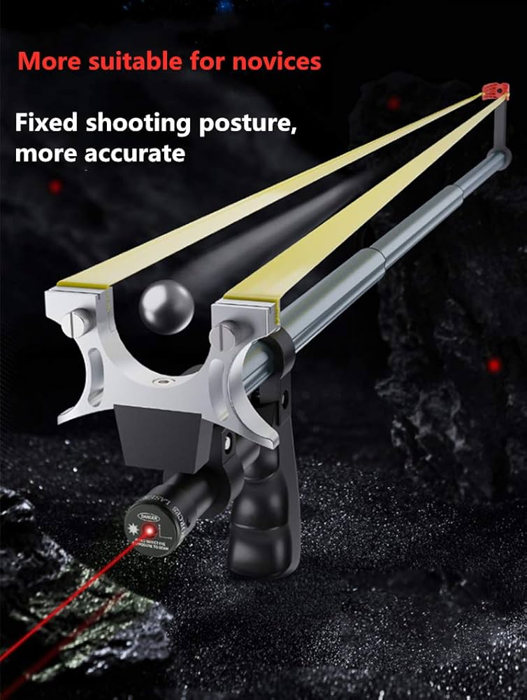 Laser Aiming Telescopic Slingshot