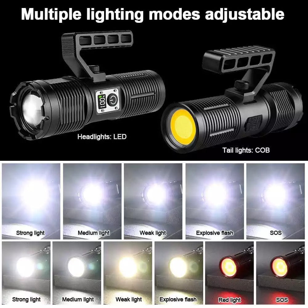 Super Bright Rechargeable Most Powerful Searchlight 200000 Lumens