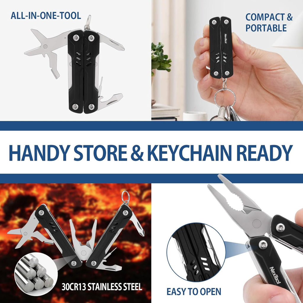 9 in 1 Keychain Multi-Tool