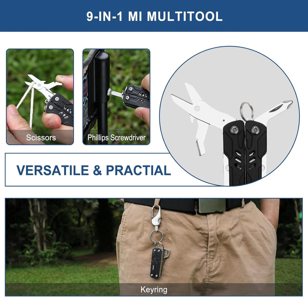 9 in 1 Keychain Multi-Tool