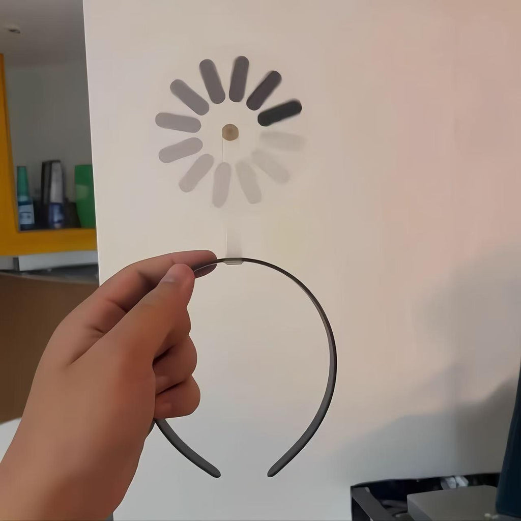 Brain loading! The headband of the downtime can rotate the network card. Funny hair accessories can rotate tricky hair accessories