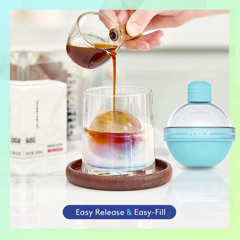 Silicone Ice Ball Molds for Whiskey