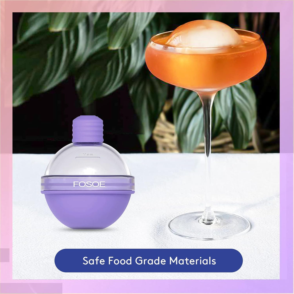 Silicone Ice Ball Molds for Whiskey