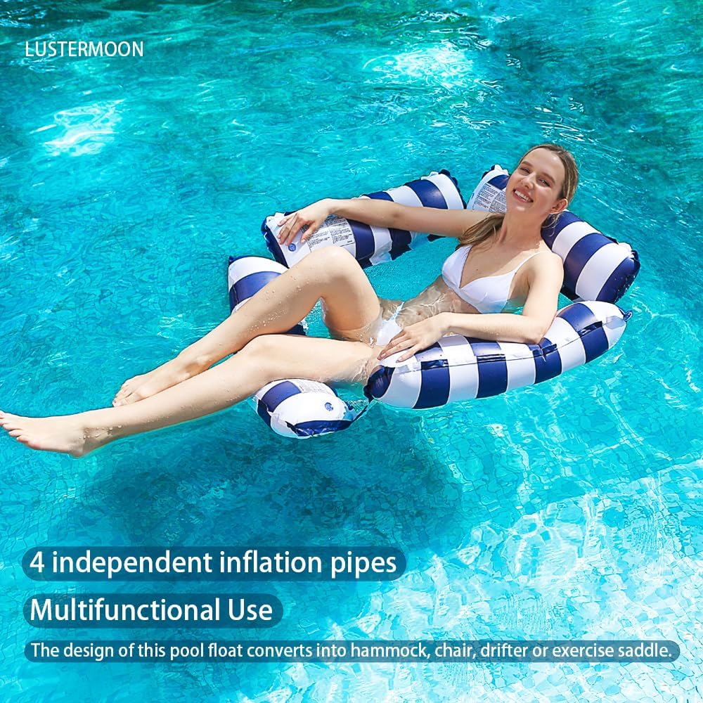 3 Pack Multi-Purpose Drifter Pool Floats for Summer Pool Lake Beach