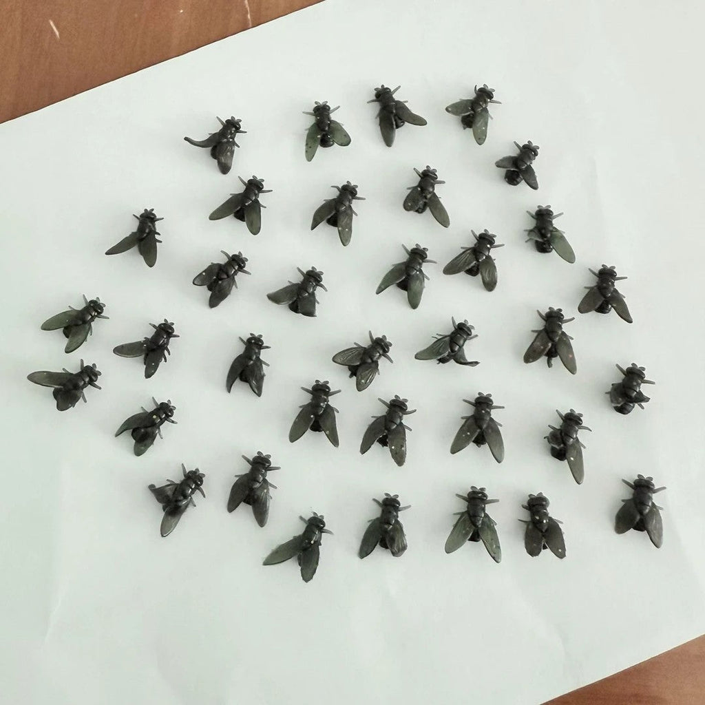 Simulated fly earrings niche design punk insect earrings earrings