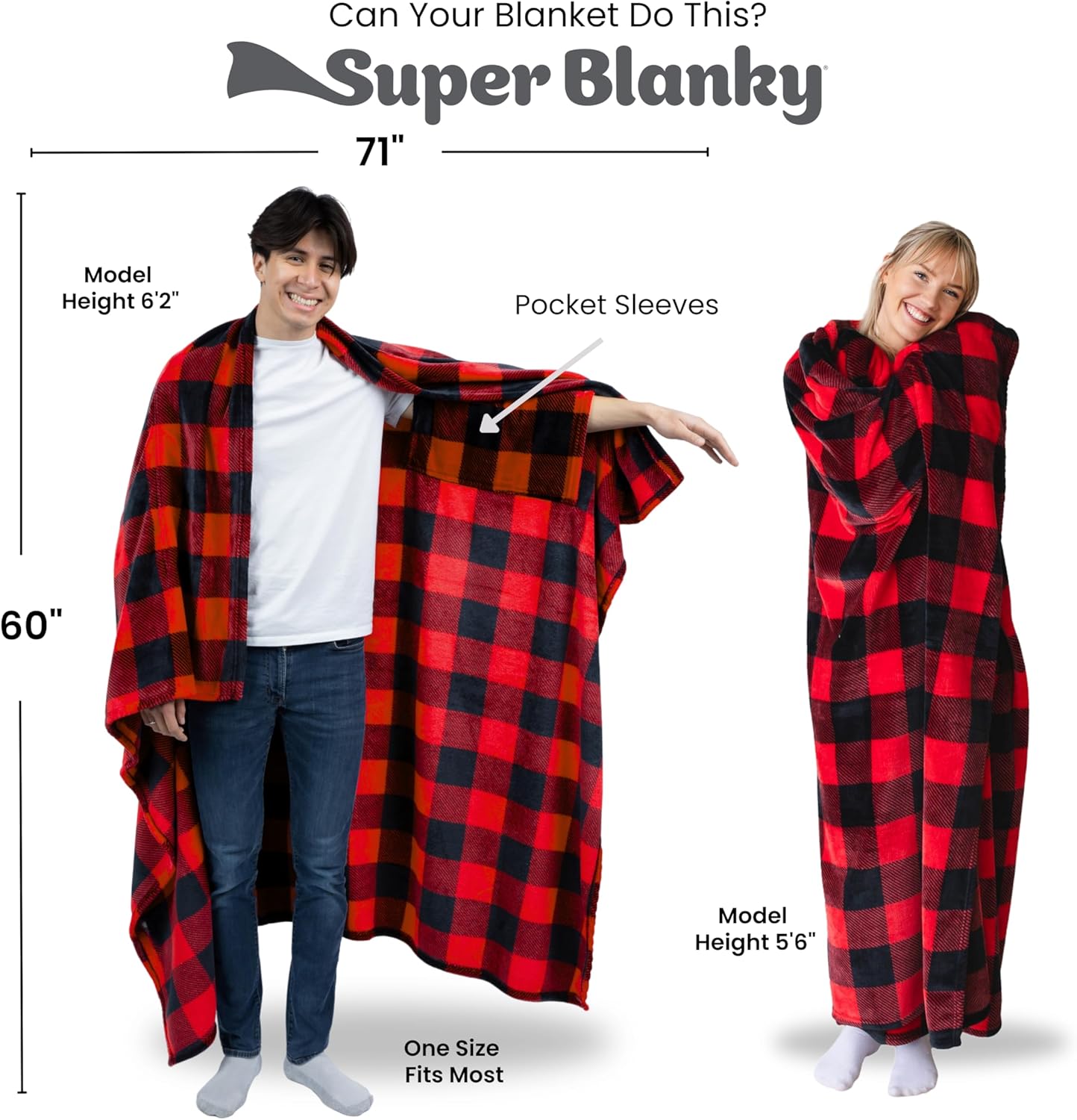 Wearable Blankets for Women, Adult Wearable Blanket Men