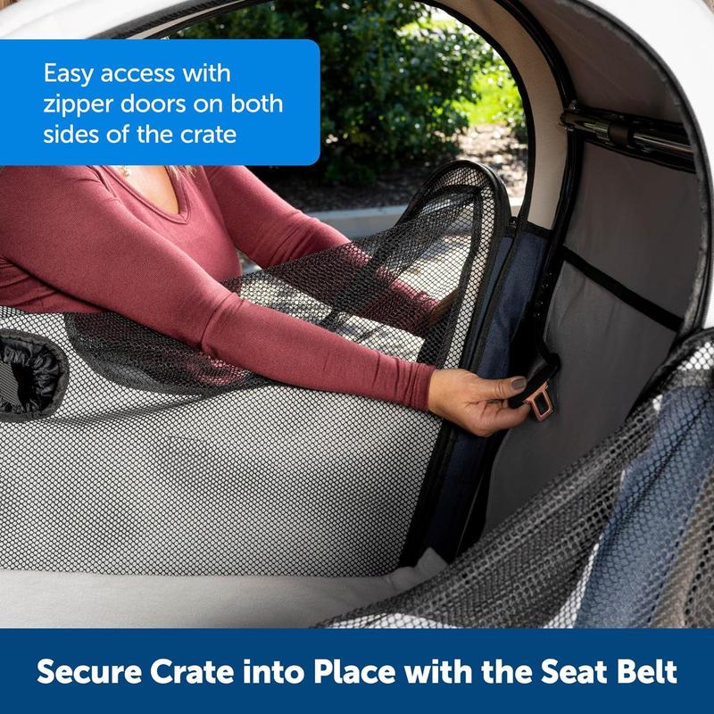 Portable car pet cage