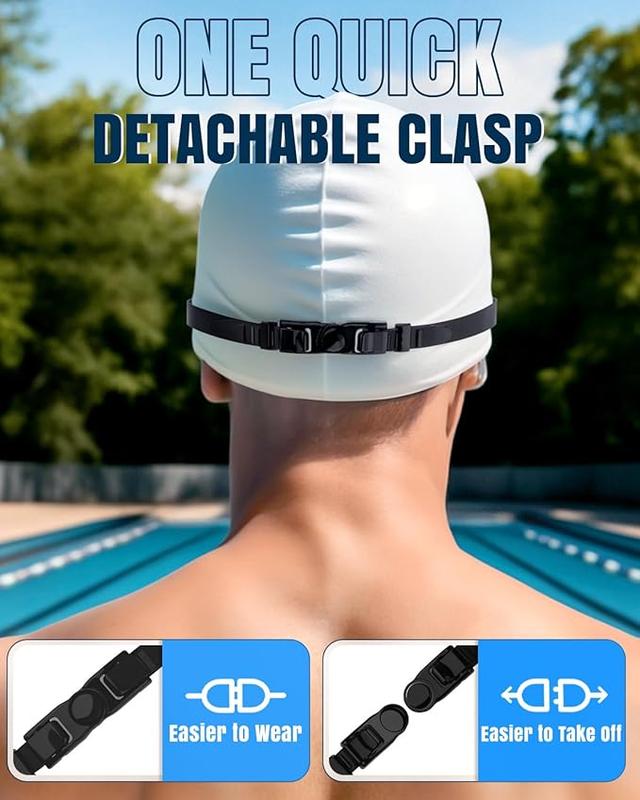 2 Pack Swim Goggles for Adults & Kids - Anti-Fog Full-Coverage, 3-Color UV Lens, Waterproof Earplugs & Nose Clip, Fit Outdoorfun