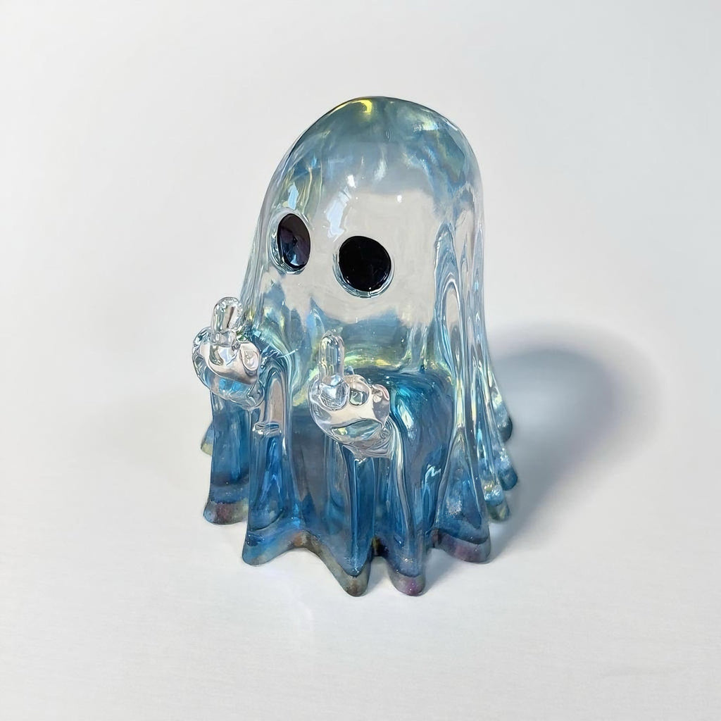 Handmade Middle Finger Ghost Ornament Resin Mold