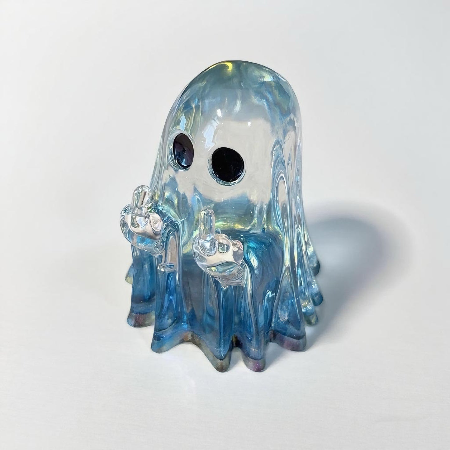 Handmade Middle Finger Ghost Ornament Resin Mold