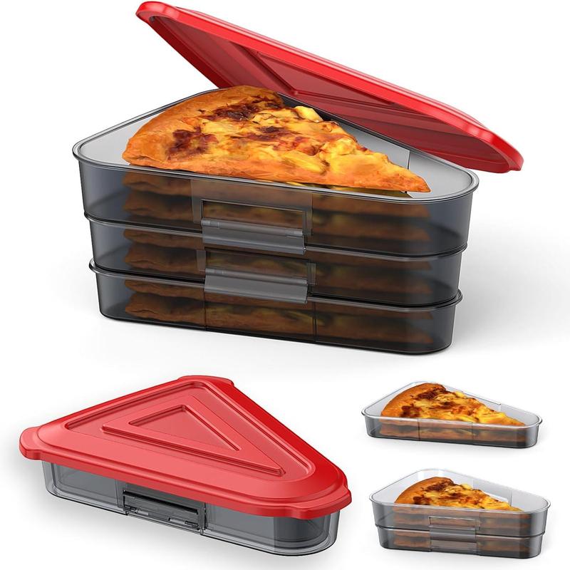Pizza Storage Container, Expandable Pizza Slice Container