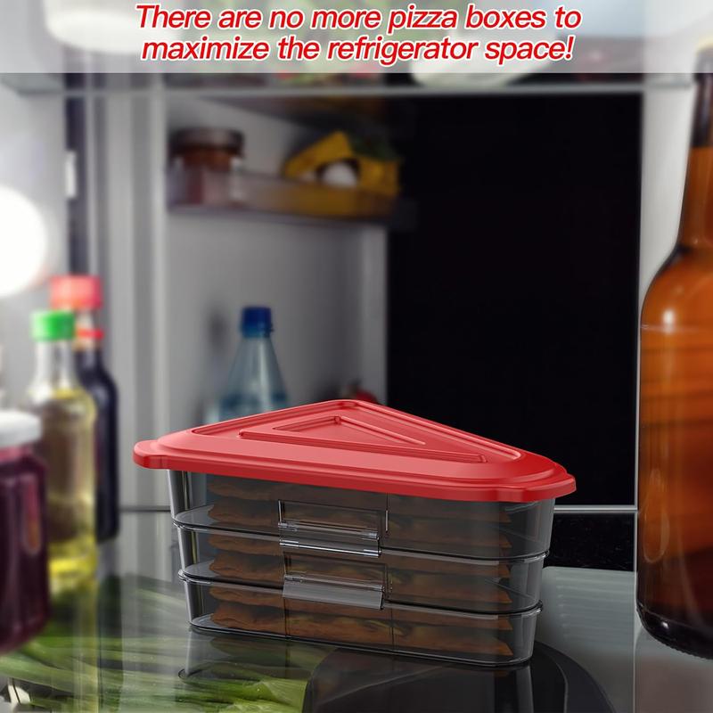 Pizza Storage Container, Expandable Pizza Slice Container