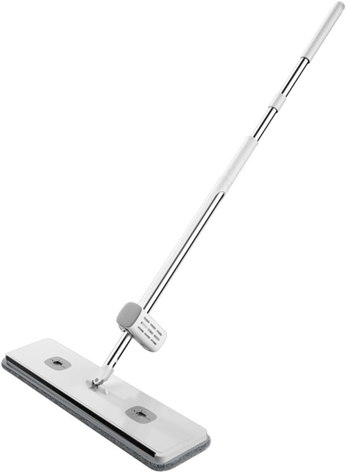 Hands-free lazy mop flat mop