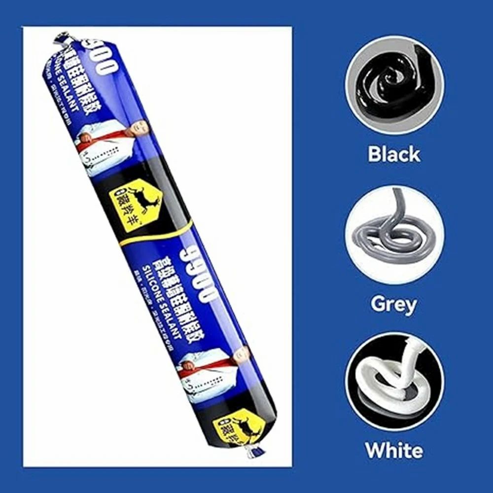 Waterproof silicone sealant (750g) Crack filler (750g)