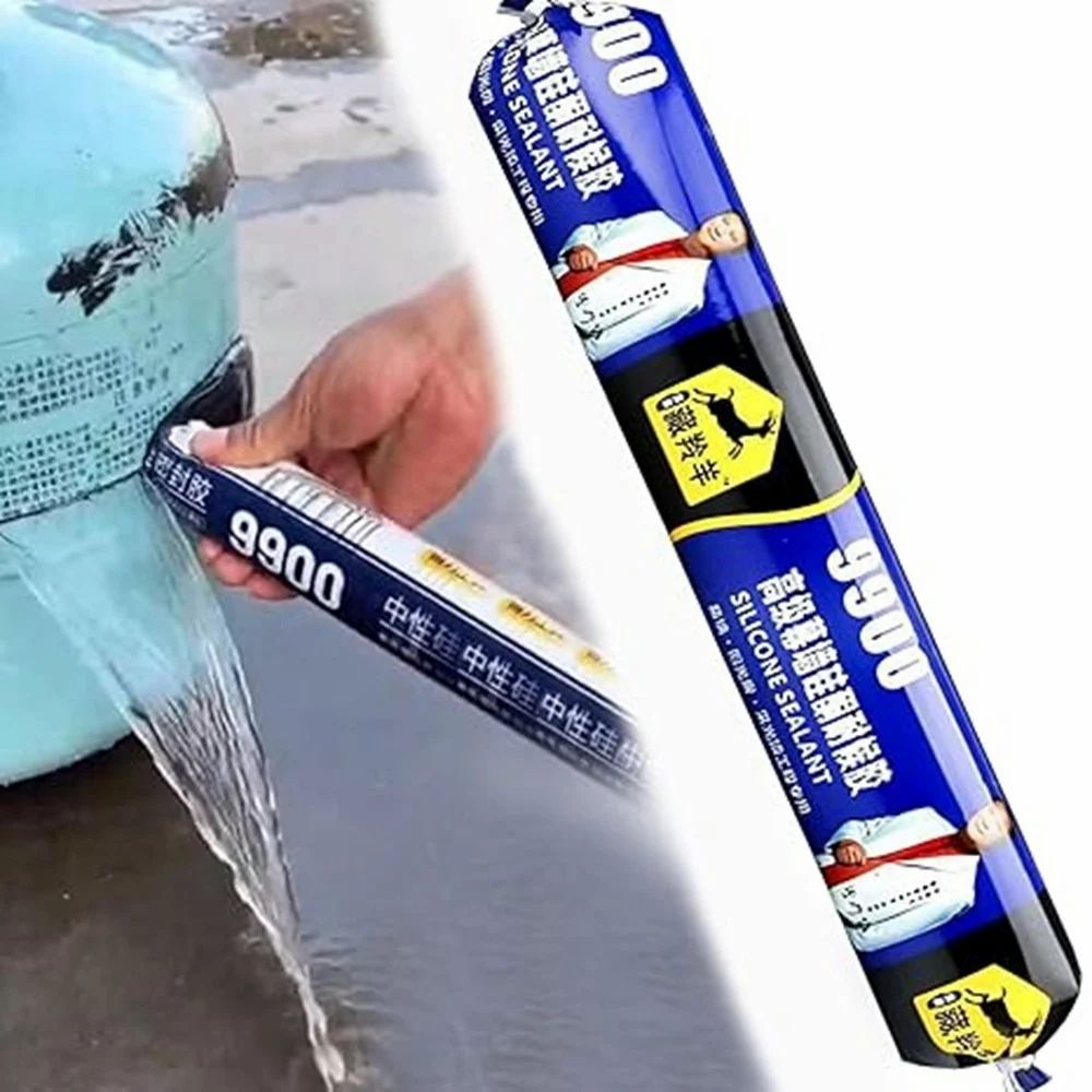 Waterproof silicone sealant (750g) Crack filler (750g)