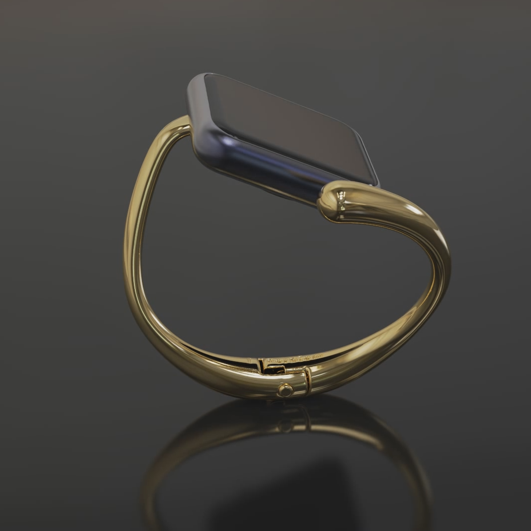 Nero Cuff in 18K Gold Vermeil