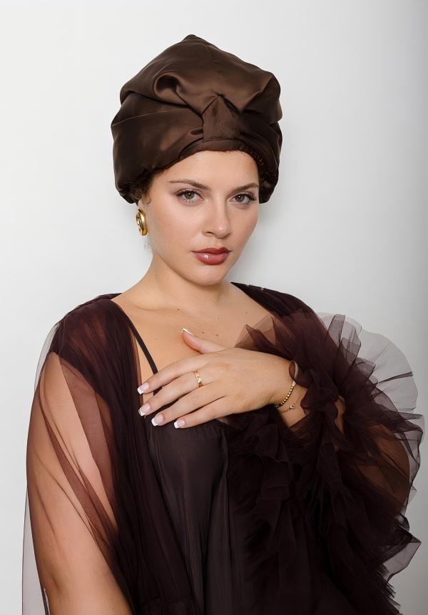 Double-layer eye mask, twisted breathable hair care cap, shower cap