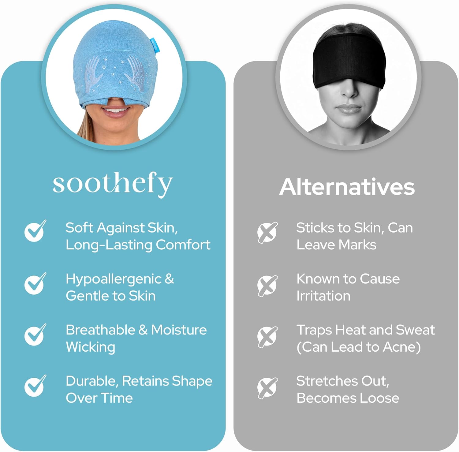 Naturally relieves tension headaches cap