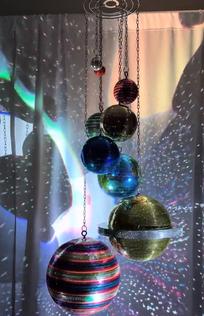 Disco Planetarium Chandelier