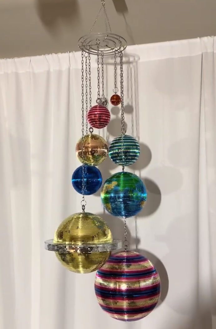 Disco Planetarium Chandelier
