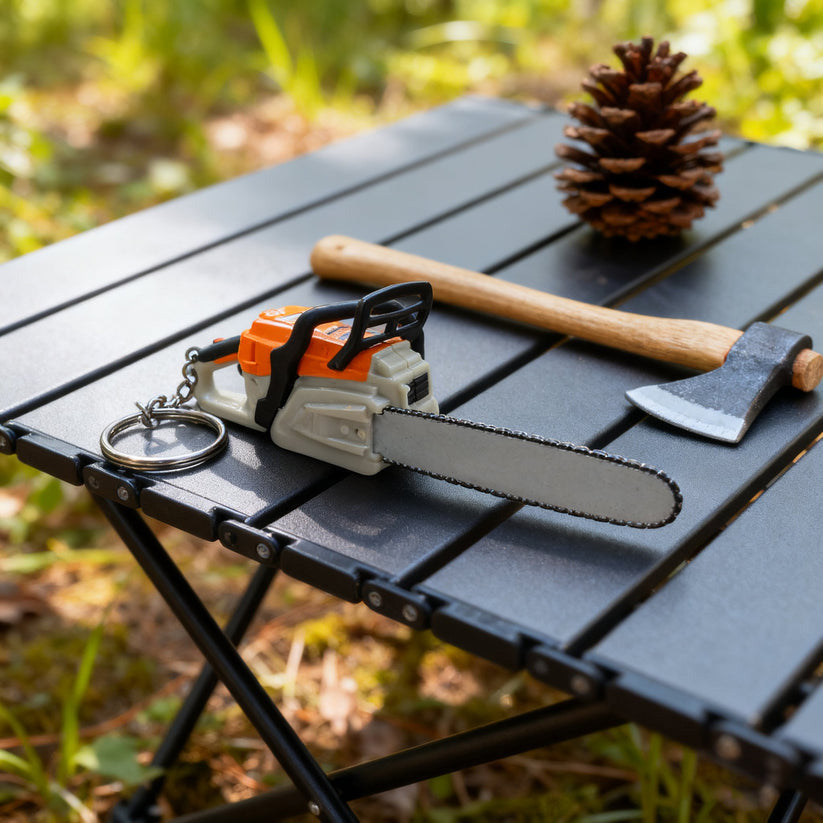 Mini Functional Power ToolKeychain Set