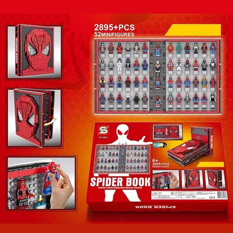 52 Spider-Man Mini Figures, Spider-Book, and Marvel's Avengers: Endgame Superhero LEGO Sets
