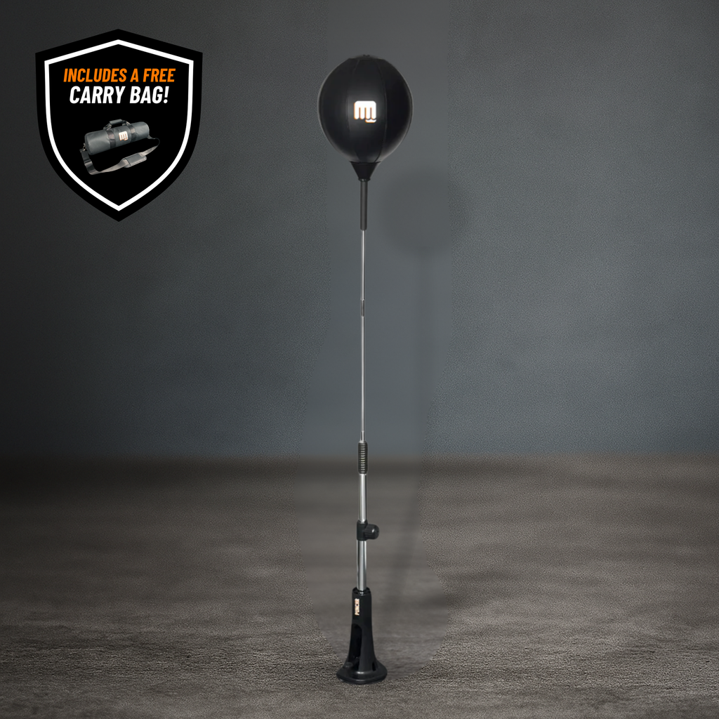 Height-adjustable home boxing trainer