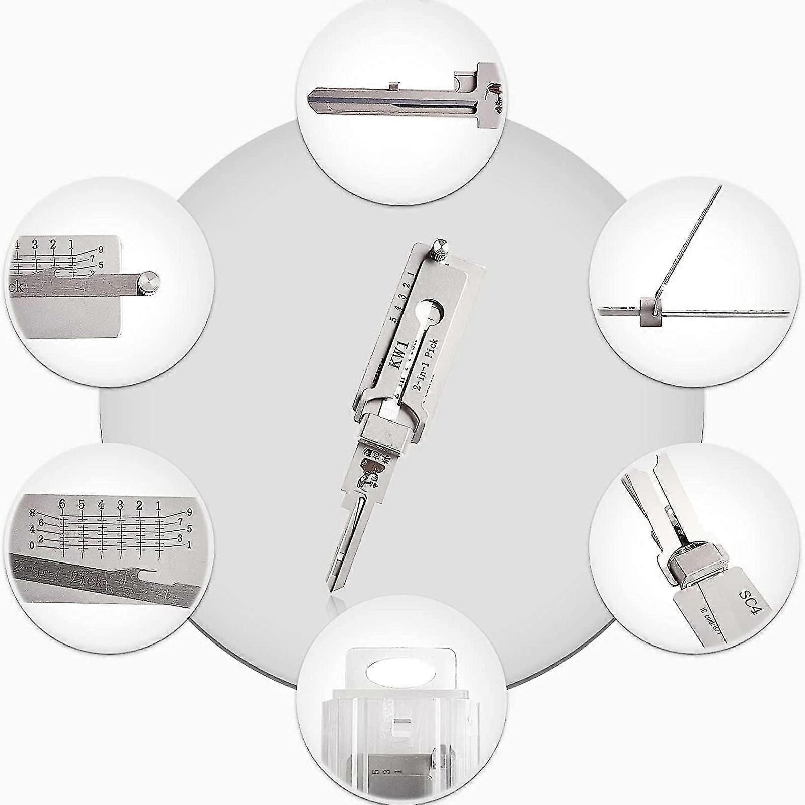 Locksmith Tool Set for 5 Pin Keyway