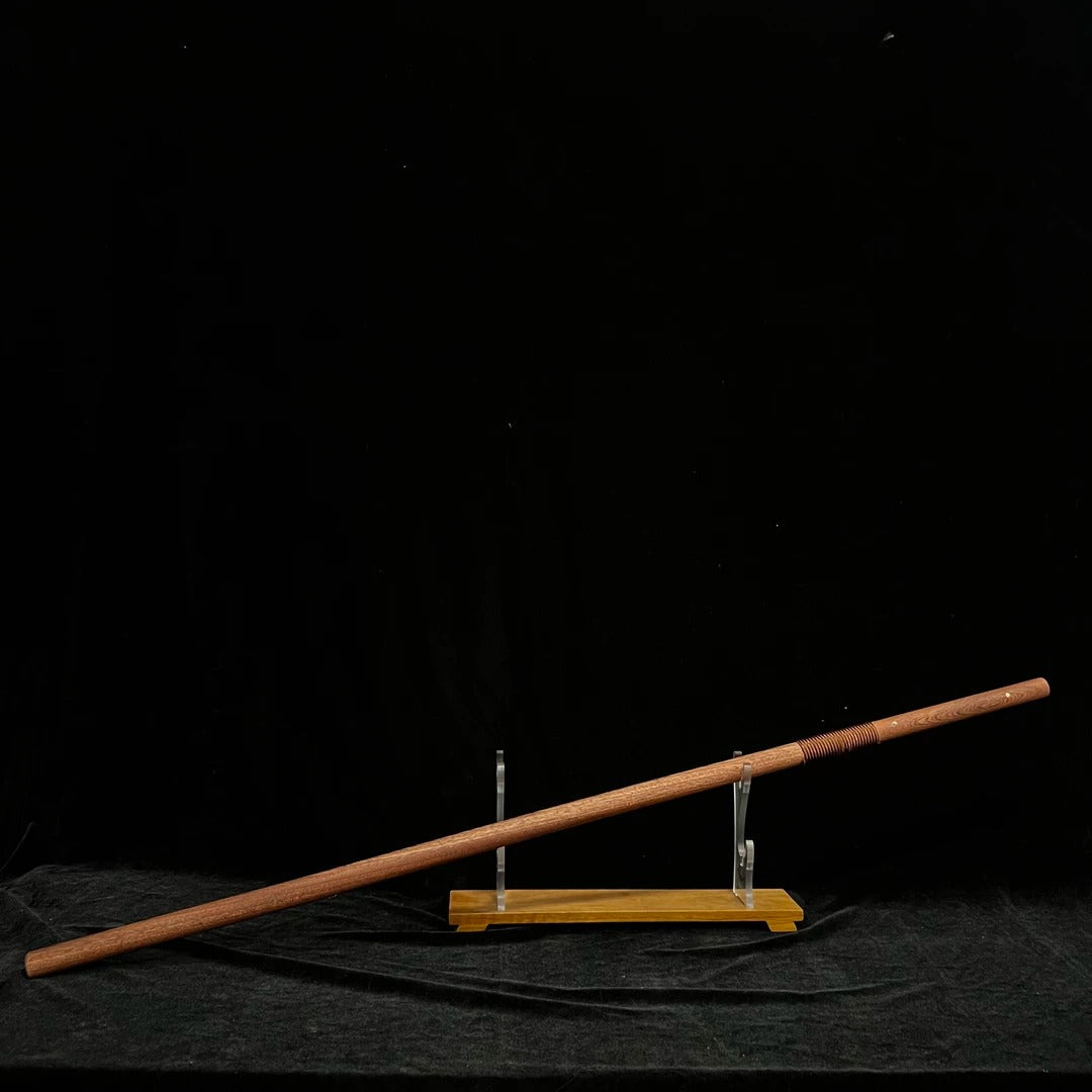 Longquan sword, 1.2 meters long, two-handed sword, bamboo staff