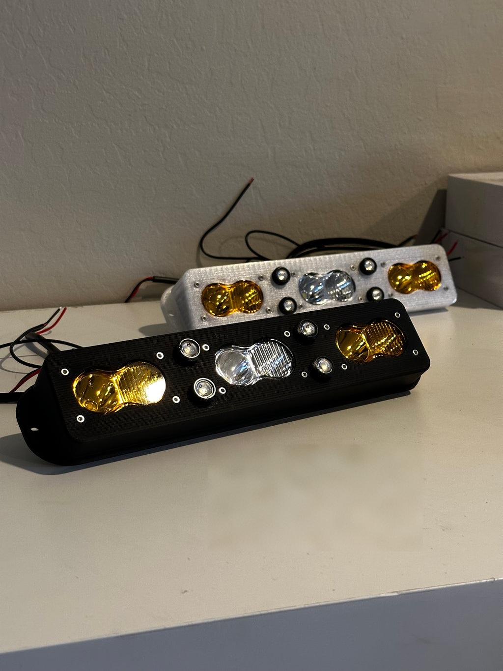 Follow lights (with 3 light clusters)