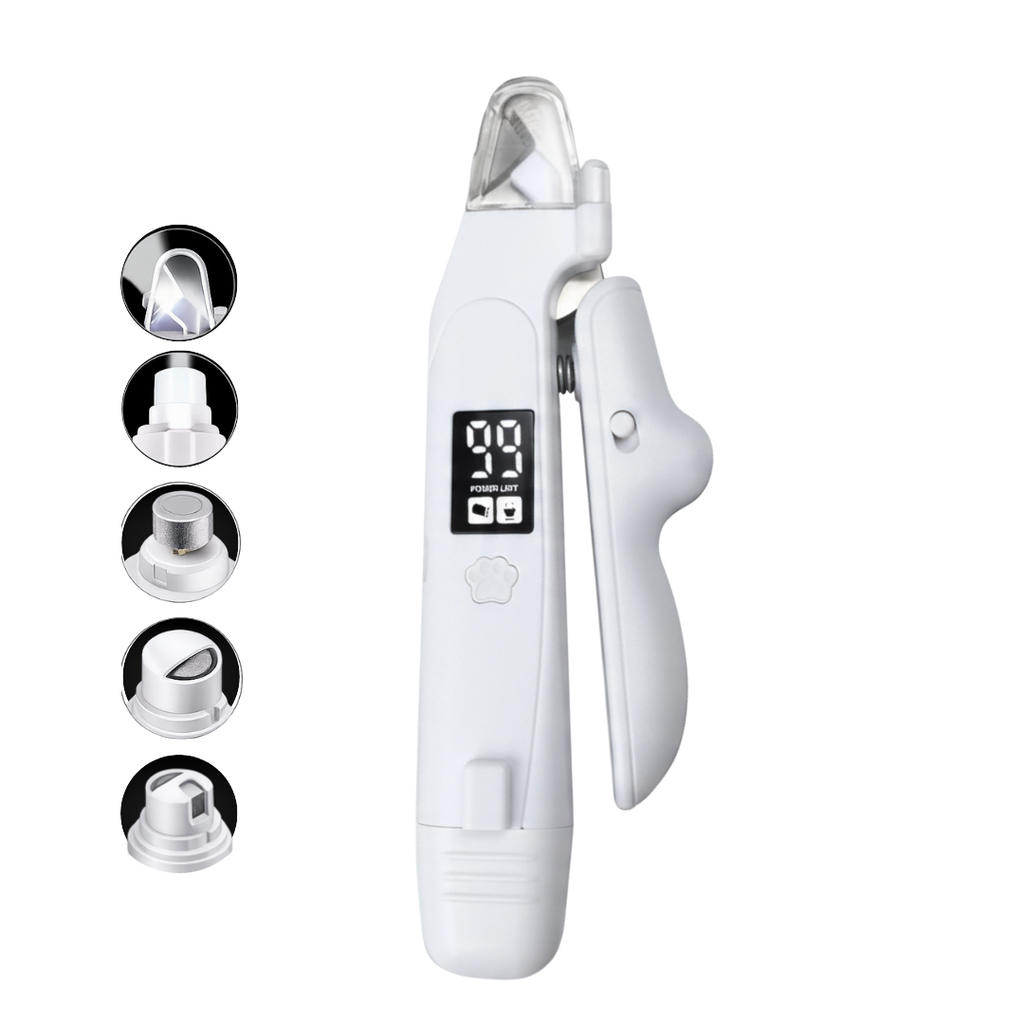 2-in-1 LED Pet Nail Clipper & Grinder for Cats & Dogs