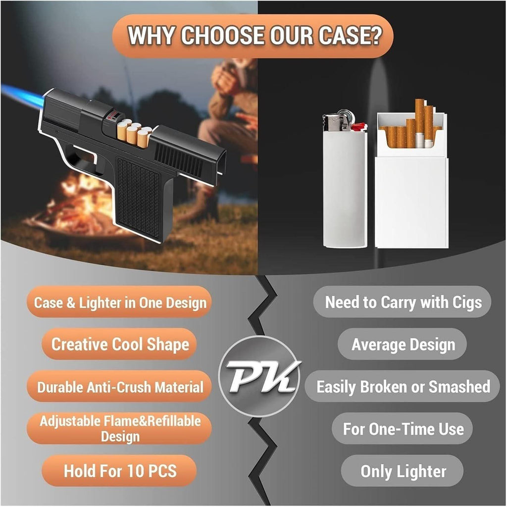 Creative Outdoor Cigarette Case Lighter