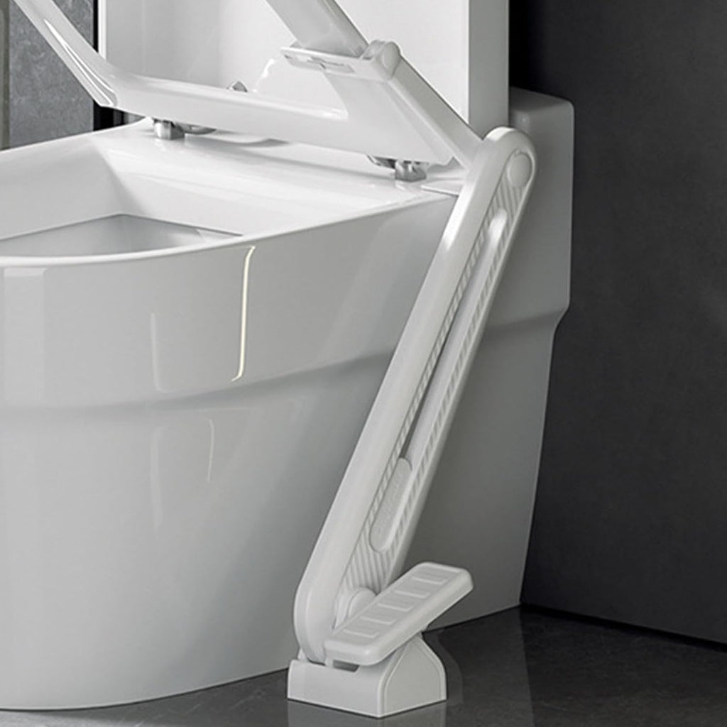 Foot-operated toilet seat lifter