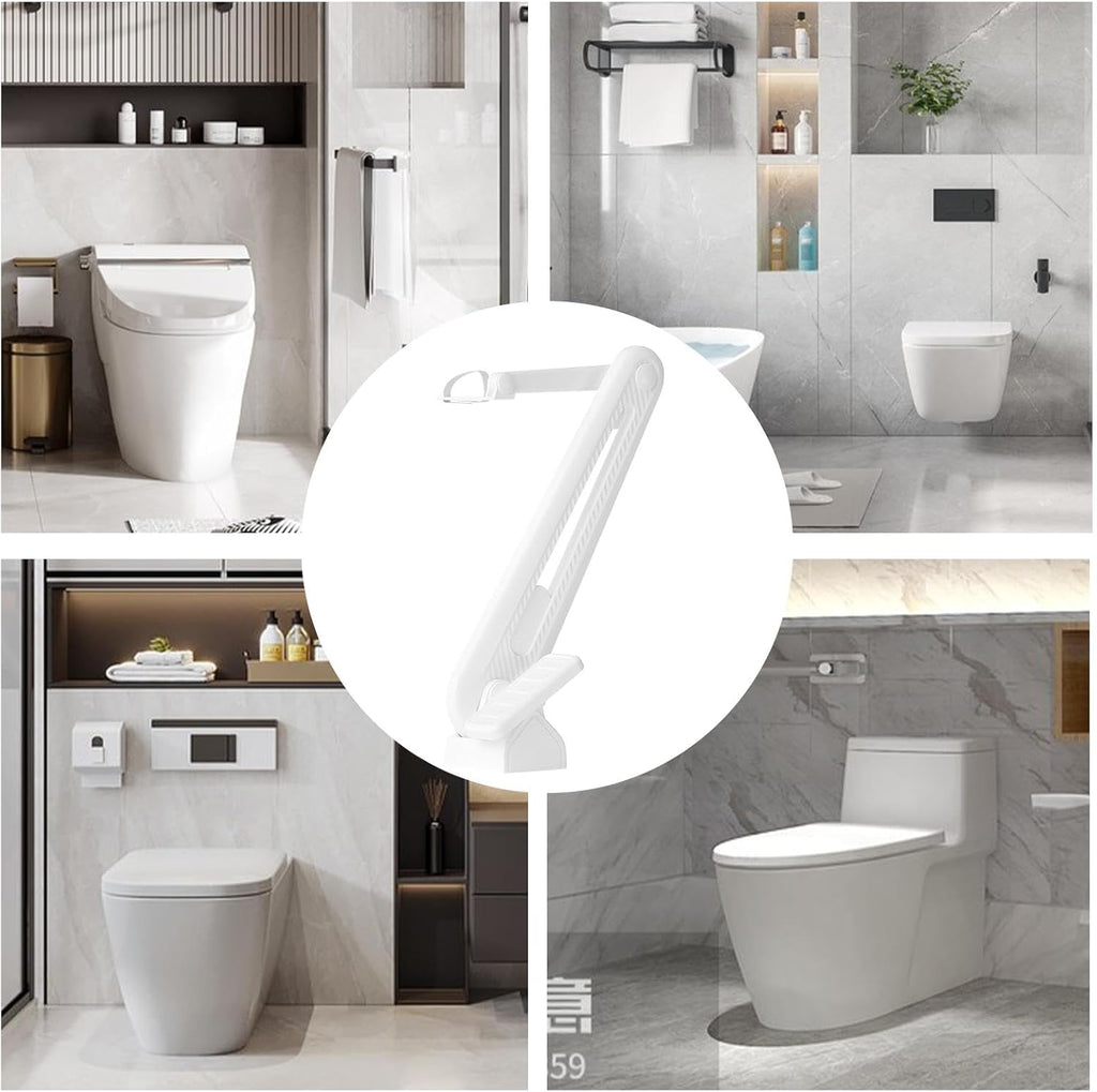 Foot-operated toilet seat lifter