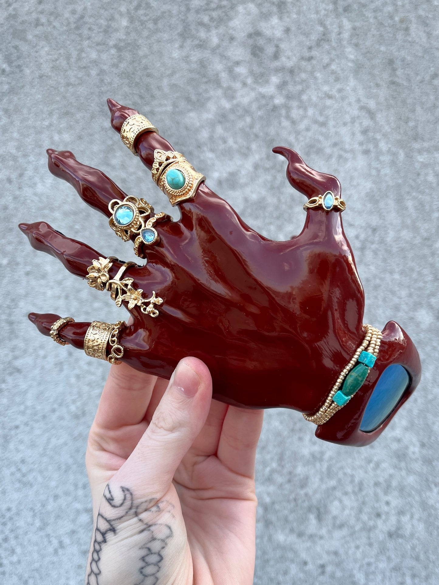 Red Hand Sunglasses