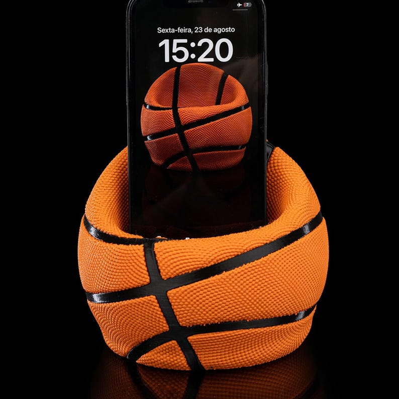 3D Printed Basketball Phone Holder