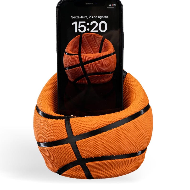 3D Printed Basketball Phone Holder