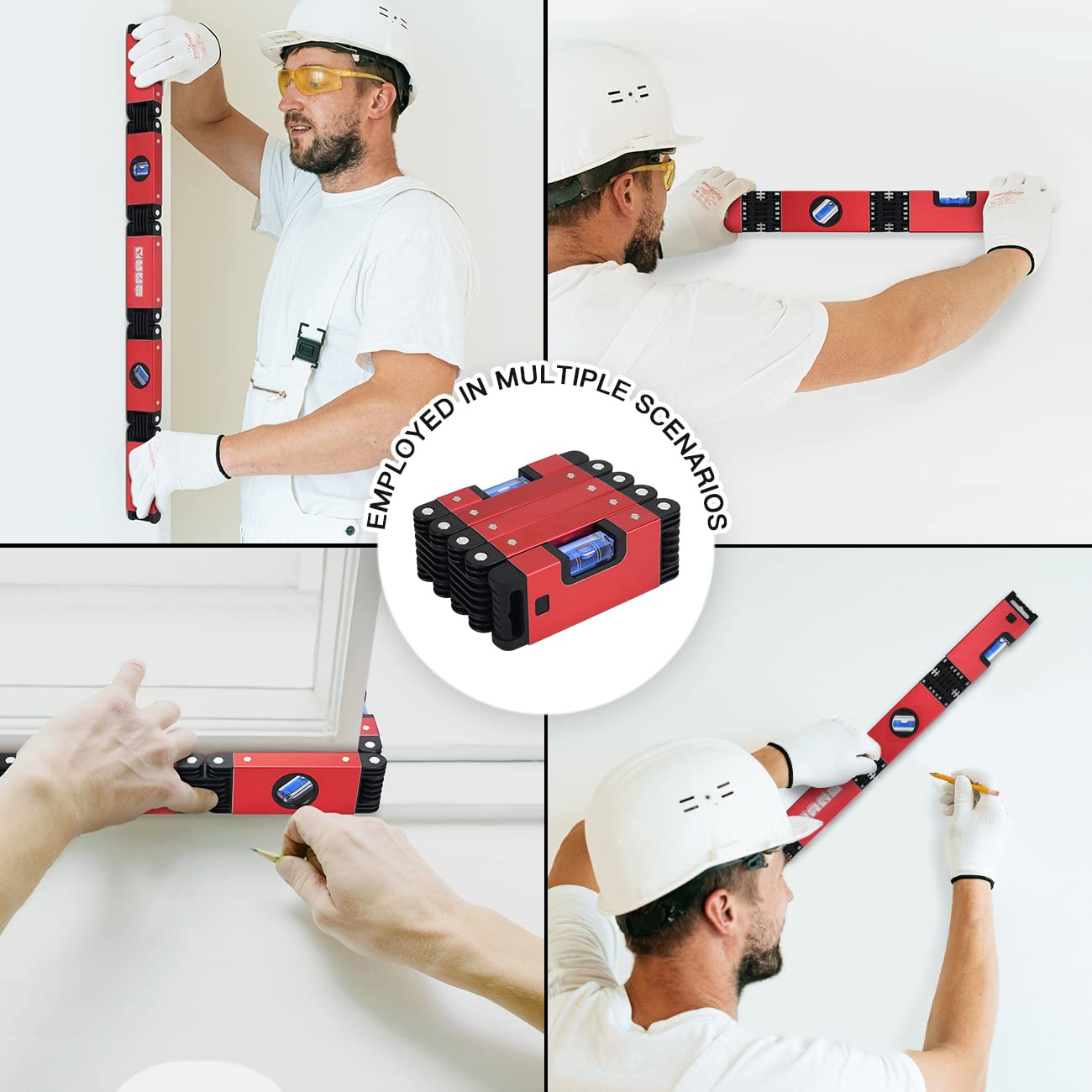 Multifunctional Folding Level Measuring Tool