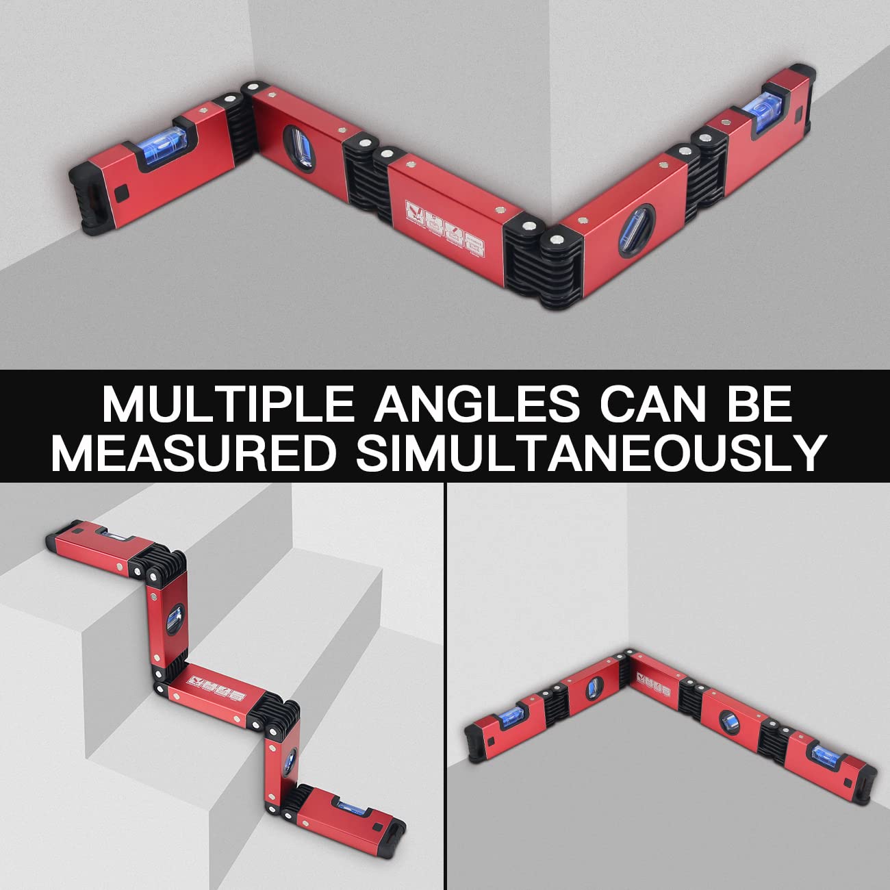 Multifunctional Folding Level Measuring Tool