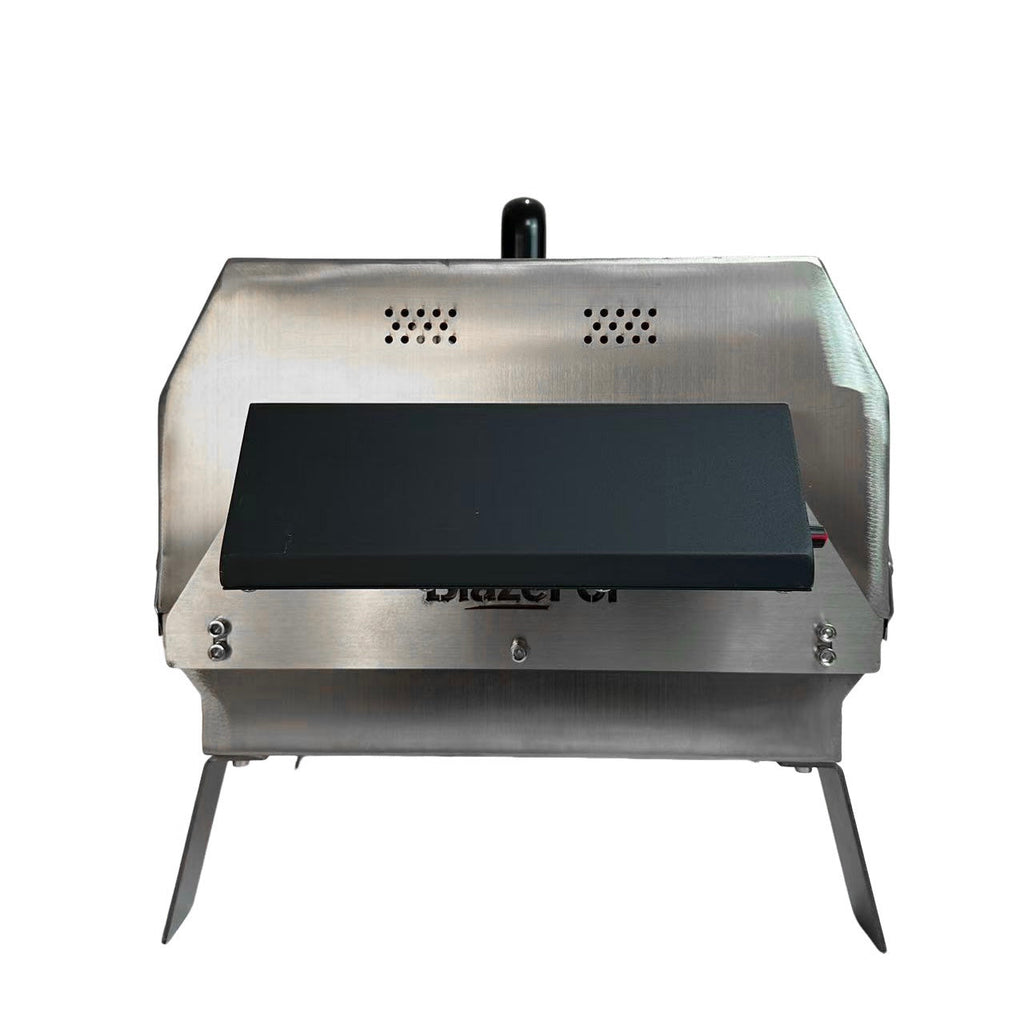 Large capacity dual-head portable barbecue grill
