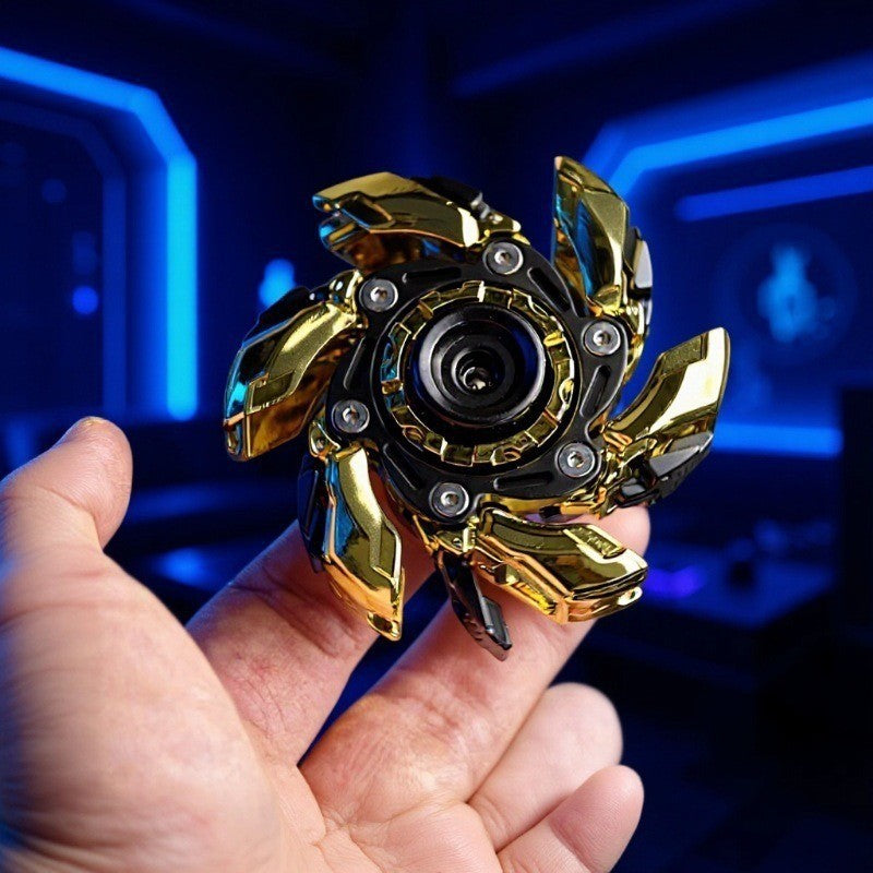 Spinning fidget spinner, an EDC stress-relieving toy