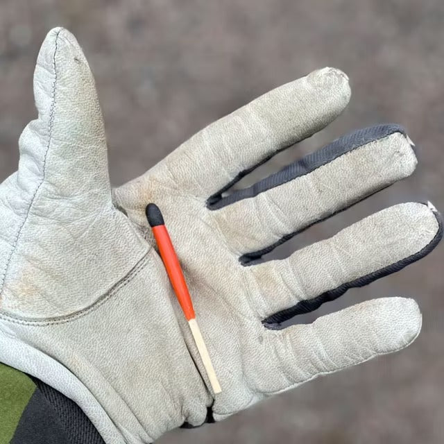 Windproof and waterproof outdoor disposable matches