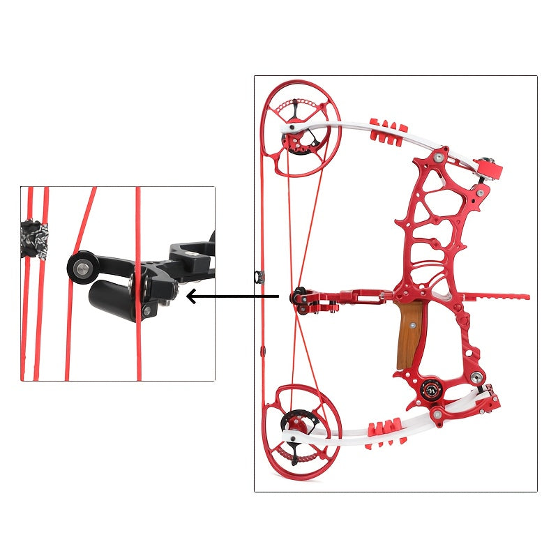 Compact & Lightweight Dual-Purpose Compound Bow – Shoots Arrows & Steel Balls | Portable & Powerful