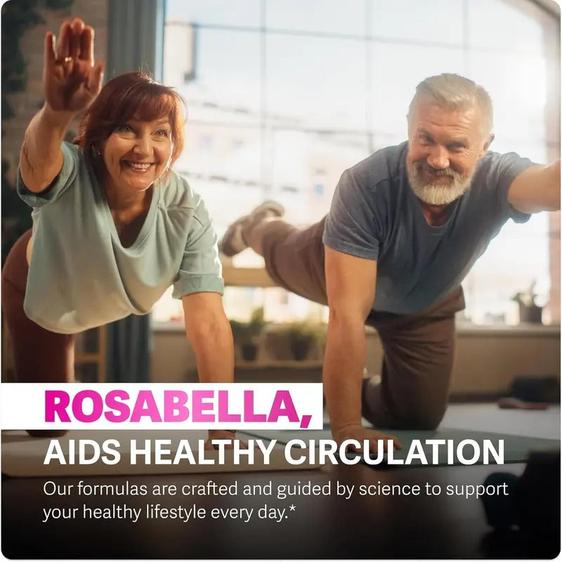 3 Pack of Rosabella Organic Beetroot Capsules (1300mg) for Blood Flow & Heart Health