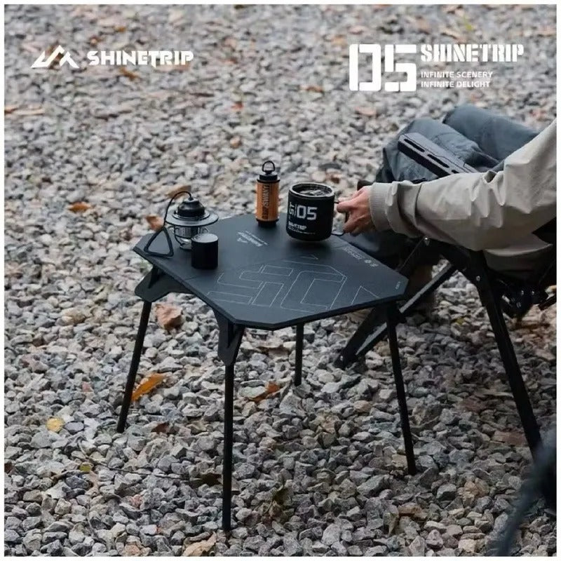 Ultralight dual-purpose tactical camping folding table