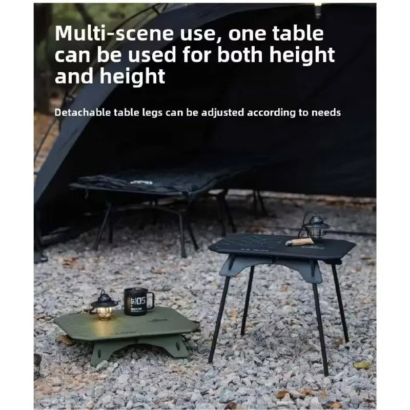 Ultralight dual-purpose tactical camping folding table
